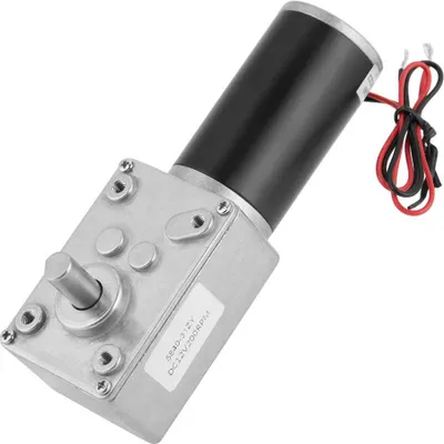 Image de 12V 200RPM 5840-31ZY Aimant permanent DC Turbo Worm Moteur-réducteur