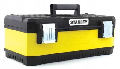 Werkzeugkiste STANLEY BLACK+DECKER gelb 20" mit Tragegriff – Ansicht 2
