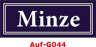 Produktbild von 2 Stück Gewürzaufkleber Minze 40x16mm Gewürzetiketten Sticker Lebensmittel (Auf-G044)
