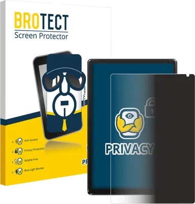Produktbild von BROTECT Sichtschutzfolie für Whitedeer WHEC107BK 10.1" Anti-Spy Privacy Sichtschutz Blickschutz Folie Blaulicht-Schutz