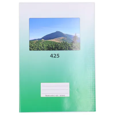 Produktbild von 425 - Notizbuch A4 quadratisch 20l.