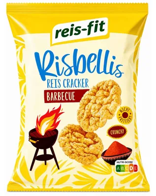 Produktbild von reis-fit Risbellis Reis Cracker Barbecue 40g