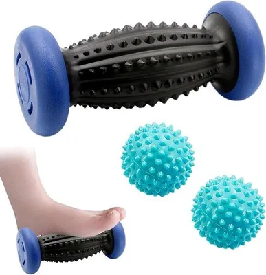 Produktbild von Famanu Fußmassagegerät mit Igelball - Lila