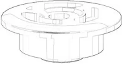 Produktbild von Dornbracht 091101107-47 Rosette für Überlauf ERSATZTEILE