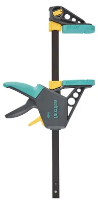 Produktbild von wolfcraft Einhandzwinge PRO - Spannkraft 120 kg, Spannweite 300 mm