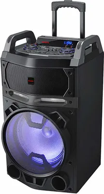 Obrázek produktu pro Aiwa KBTUS-700 Karaoke vozík párty reproduktor LED mikrofony BT zvukový systém