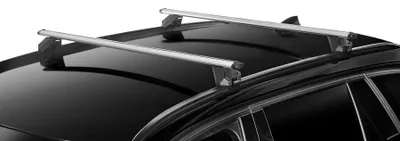Produktbild von Green Valley – 2 Aluminium-Dachträger Edge 112 cm – Fahrzeuge mit geschlossener