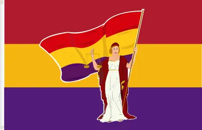 Spanische Republik-Flagge "La Niña Bonita", 150x90 cm, Premium