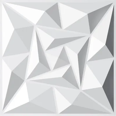 Obrázok produktu pre Bettizia 12ks 3D panelov na stenu PVC polyvinylchlorid - obklad na stenu a strop - 30x30 cm (0,9 m²) - ľahké, flexibilné a ľahko sa inštalujú - biele