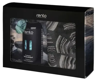 Obrázek produktu pro Rento Dárková sada Vůně do sauny a potah na saunové sedátko Pino 2ks