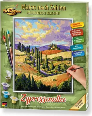 Produktbild von Schipper Mnz - Zypressenallee - Mediterrane Stimmung Zum Selbermalen 609240911