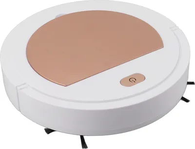 Zdjęcie produktu dla 3.odkurzacz robot 7V Akumulator 1200mAh Ładowanie USB Ultra cienka automatyczna zamiatarka do podłóg w kolorze różowego złota