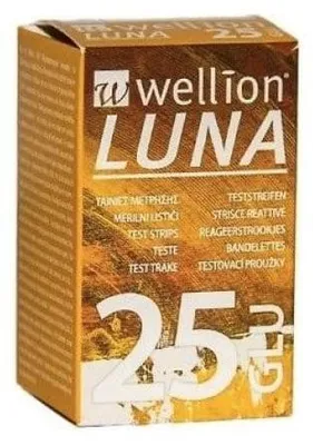 Produktbild von Wellion Luna Blutzuckerteststreifen 25 St