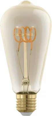 Produktbild von EGLO 11887 E27 LED ST64 5W 2200K LED-Lampe, Sockel E27, 5 Watt, Warmweiß, 2200 K,
