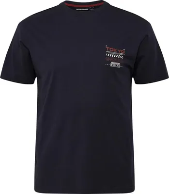 Produktbild von North Latitude XXL T-Shirt dunkelblau Brustprint