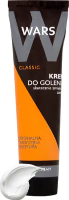 Zdjęcie produktu dla Krem do golenia WARS CLASSIC 65ML Męski Klasyczny Tubka Zmiękcza Zarost