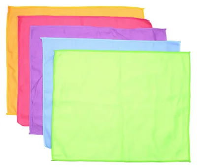 Mikrofasertücher 5er Pack 40×50 cm fusselfrei Multicolor