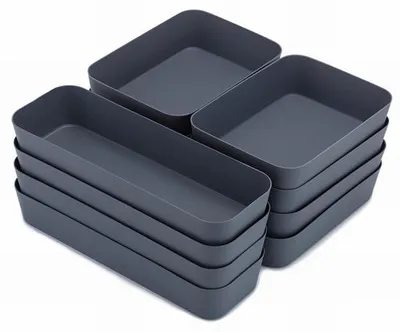 Immagine prodotto di Portaoggetti a 10 scomparti, in plastica, per ufficio, bagno, cucina