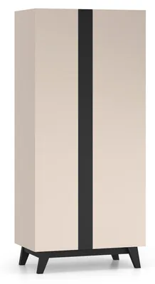 Immagine prodotto di Armadio Freshion 90x53x200cm nero cashmere a 2 ante