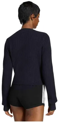 Image de Sweatshirt Adidas Originals By Jennie Knitted Wrap Around Cardigan pour Femme