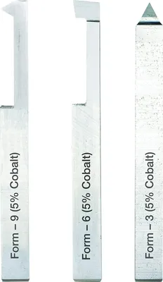 Produktbild von Proxxon Drehstahlsatz, 3-teilig, HSS 10 x 10 x 80 mm zum Gewindeschneiden