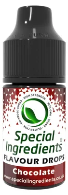 Image de Gouttes aromatisantes spéciales Chocolat, 30 ml. Arôme alimentaire concentré, idéal pour aromatiser les pâtisseries, les plats et les boissons
