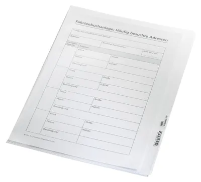 Produktbild von Leitz Sichthülle Premium 41050000 A5 0,15mm PVC tr 100 St./Pack.