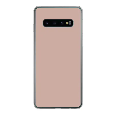 Produktbild von MuchoWow® Handyhülle Schutzhülle Hülle für Samsung Galaxy S10 Rosa - Palette - Einfarbig - Einfarbig rosa Silikon Softcase Handy Hülle - Handytasche