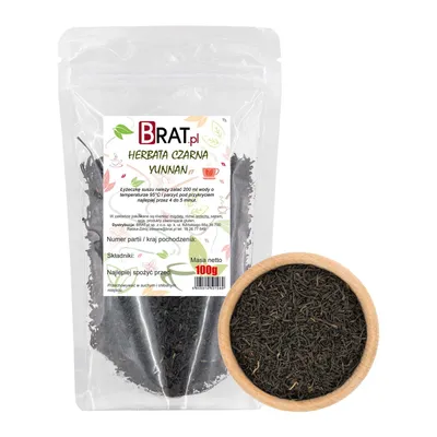 Zdjęcie produktu dla Herbata czarna Yunnan 100g Brat.pl