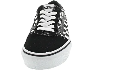 Produktbild von Vans Ward, Männlich, Kind, Modische Sneakers, Schwarz, Weiß, Muster, Schnürverschluss