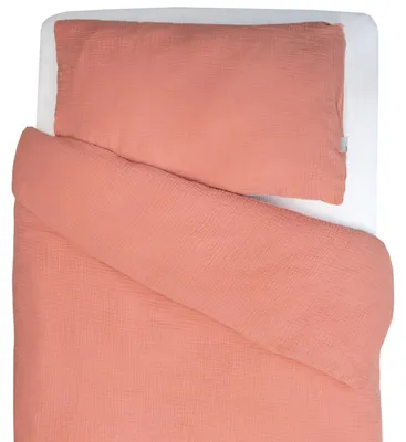 Immagine prodotto di Biancheria da letto Jeanne 2 pezzi - 80x120 cm - Terracotta | by SEVIRA KIDS