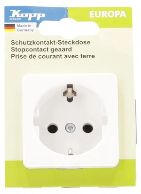 Productafbeelding van Kopp 113613087, CEE 7/3, 1 module, CEE 7/4, Wit, 250 V, 16 A