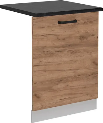 Image de Façade de lave-vaisselle Vicco R-Line Chêne de force doré 60cm , PT Anthracite, Model 55067