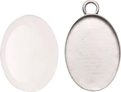 Produktbild von GLOREX 61633014, Charme, Silber, Metall, 1 Stück(e), 1 Stück(e), 19 mm