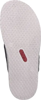 Produktbild von Rieker Herren Pantolette gekreuzte Riemen 21560, Größe:44 EU, Farbe:Schwarz