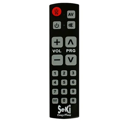 Obrázek produktu pro Programovatelný univerzální Dálkový ovladač Seki Easy Plus pro seniory