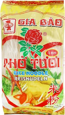 Produktbild von Gia Bao Bong Hong Pho Tuoi 4mm Reisbandnudeln 500g