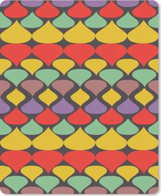 Produktbild von MuchoWow® Mauspad Mousepad Vintage - Retro - Farben - Muster 19x23 cm - Mousepads - Maus Mat - Pad - Mausunterlage - Mauspads - Spielen
