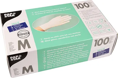 Produktbild von Papstar 12239, Weiß, M, 100 Stück(e), Latex