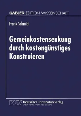 Immagine prodotto di Gemeinkostensenkung durch kostengünstiges Konstruieren