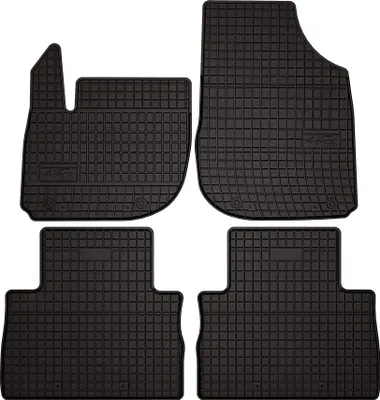 Image de Tapis de sol voiture en caoutchouc pour Honda e:NY1 (2023-, SUV) Noir, lot de 4 pièces, fixations