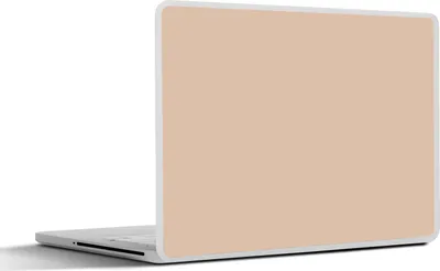 Produktbild von MuchoWow® Laptop Aufkleber Sticker Cover Beige - Farben - Unifarben 31x22.5 cm - Laptop-Deko