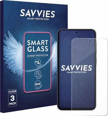 Produktbild von 3x Savvies Schutzglas Folie für Samsung Galaxy A36 5G 9H Panzer Schutzfolie Glas Displayschutz klar transparent