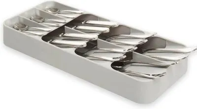 Immagine prodotto di Organizer per cassetti da cucina, 9 scomparti, antracite, 48 pezzi