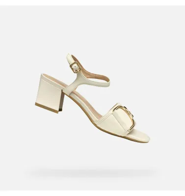 Produktbild von Geox Cremefarbene Damensandalen Neeraklia 50 36,5