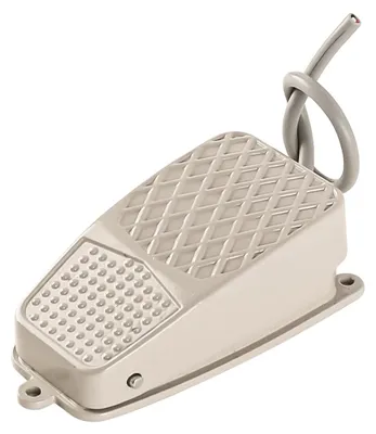 Fußpedalschalter, rutschfest, Metall, 250V 10A