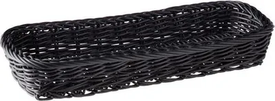 Produktbild von APS 40009 Besteckkorb ECONOMIC, 27 x 10 cm, Höhe 4,5 cm, Polypropylen, schwarz