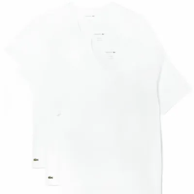 Image de Lacoste Th9010 Underwear Tee Shirt Couleur Blanc