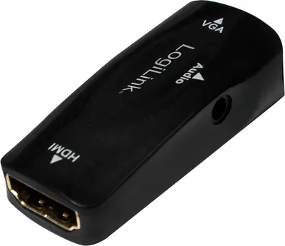 Image de LogiLink Câble HDMI vers VGA 1080p doré noir (Bulk)