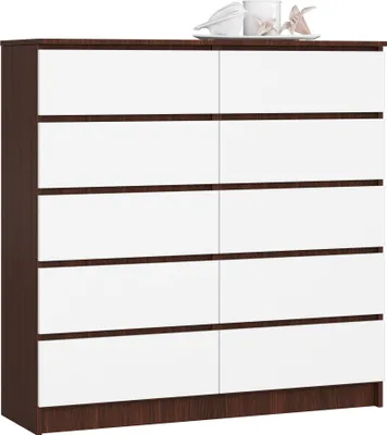 Immagine prodotto di Akord Credenza 10 Cassetti Bianco 120X40X121 Cm
